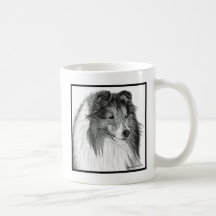 Shetland Sheepdog Art par Glenda S. Harlan