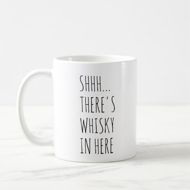 Mug Shhh… Il y a whiskey dedans ici (Gauche)