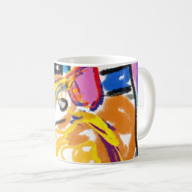 Mug Shiba Inu dans la ville (Devant droit)