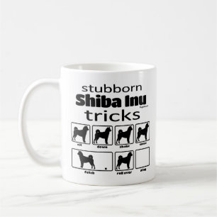 Mug Shiba Inu Tricks têtus