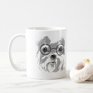Mug Shih Tzu avec lunettes