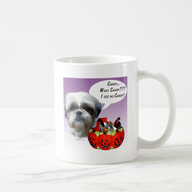 Mug Shih Tzu (naturel) Halloween Candy (Droite)