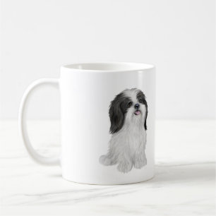 Mug Shih Tzu - noir et blanc (par JF)