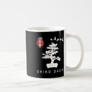 Mug Shiko Dachi Karate Débutant Bonsai Kanji Calligrap