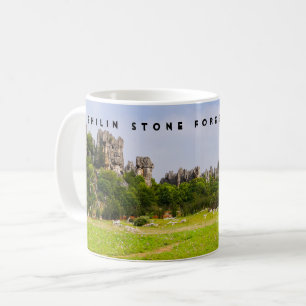 Mug Shilin pinnacles Forêt de pierre - Yunnan, Chine, 