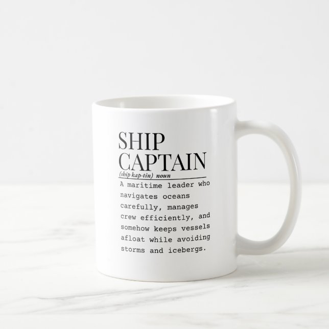 Mug Ship captain (Droite)