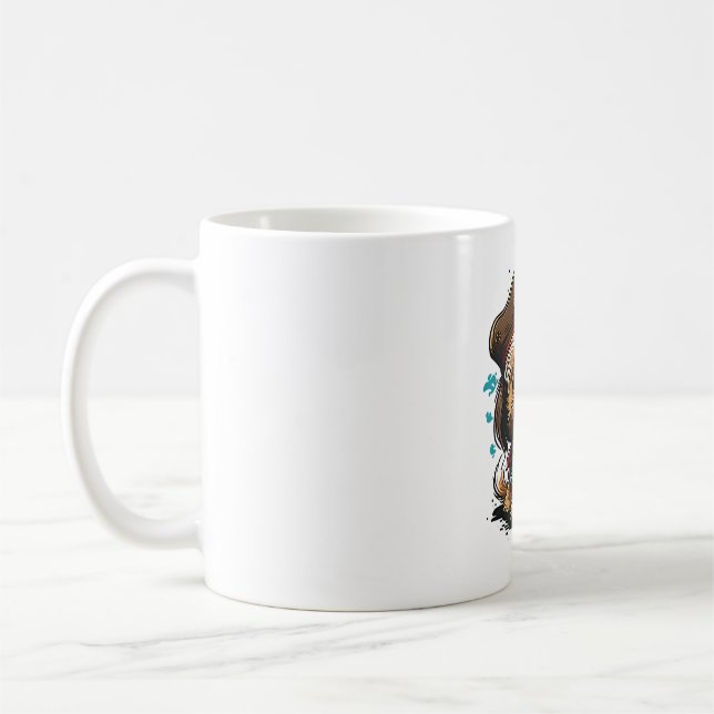 Mug Shorkie Shih Tzu Yorkie Yorkshire Chien Pirate (Gauche)