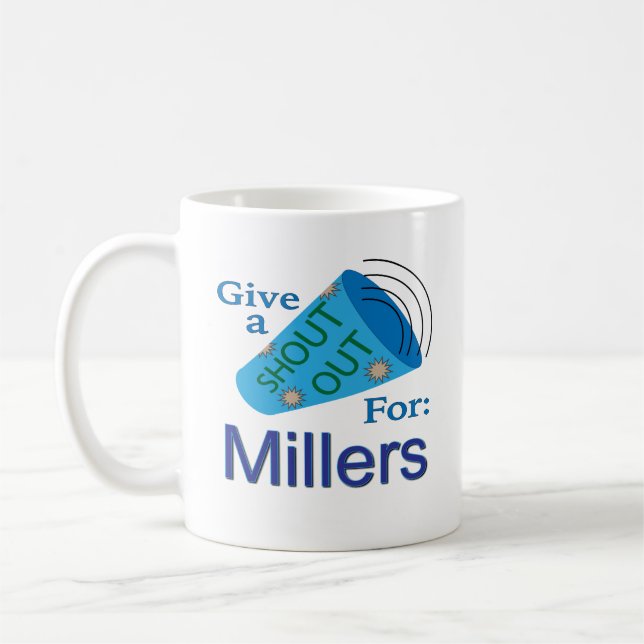 Mug Shout Out pour Millers (Gauche)