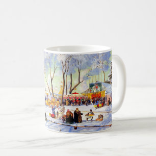 Mug "Shrove-Tide". Cadeau de Noël d'art russe