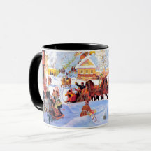 "Shrove-Tide". Cadeau de Noël d'art russe