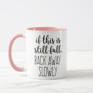 Mug Si c'est encore du café complet, une coquille amus
