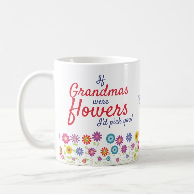 Mug Si les mamans étaient des fleurs, je te choisirais (Gauche)