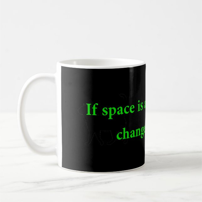 Mug Si L'Espace Est Un Vide (Gauche)