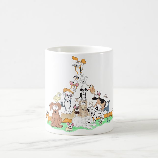 Mug Si longtemps teckel et top dog beagle (Centre)
