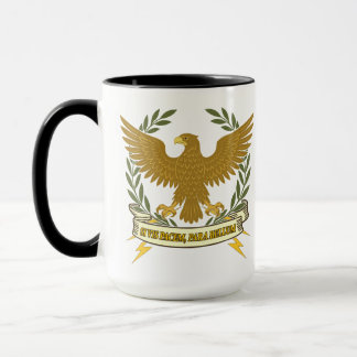 Mug Si Vis Pacem, Para Bellum.. Eagle and lightning 