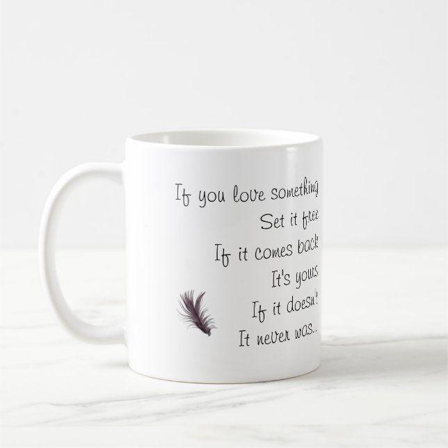 Mug Si vous aimez quelque chose - disant avec l'image (Gauche)