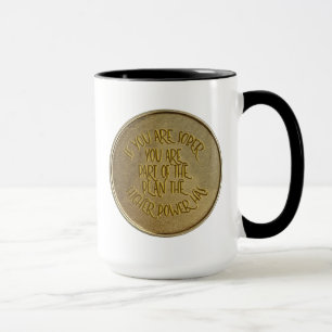 Mug Si vous êtes Sober Récupération Slogan 2 faces AA
