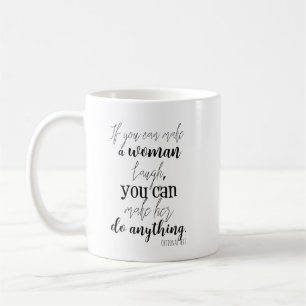 Mug Si vous pouvez faire rire une femme... Personnalis