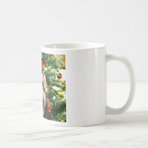 Mug Sibérie Husky Arbre de Noël Ornements Snowman