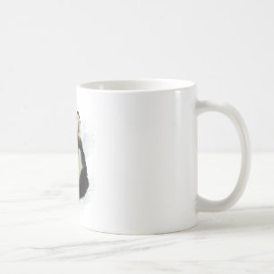 Mug Sibérie Husky Dog Eau Couleur Art Peinture