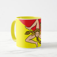 Sicilienne Drapeau tasse, Sicile patriote / café s