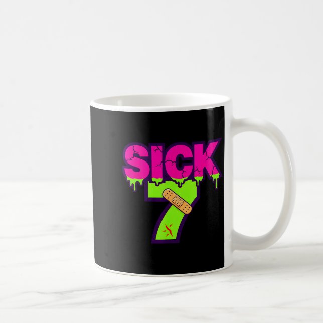 Mug Sick Seven Meme Tee Six Seven Fun Wordplay Drip  (Droite)