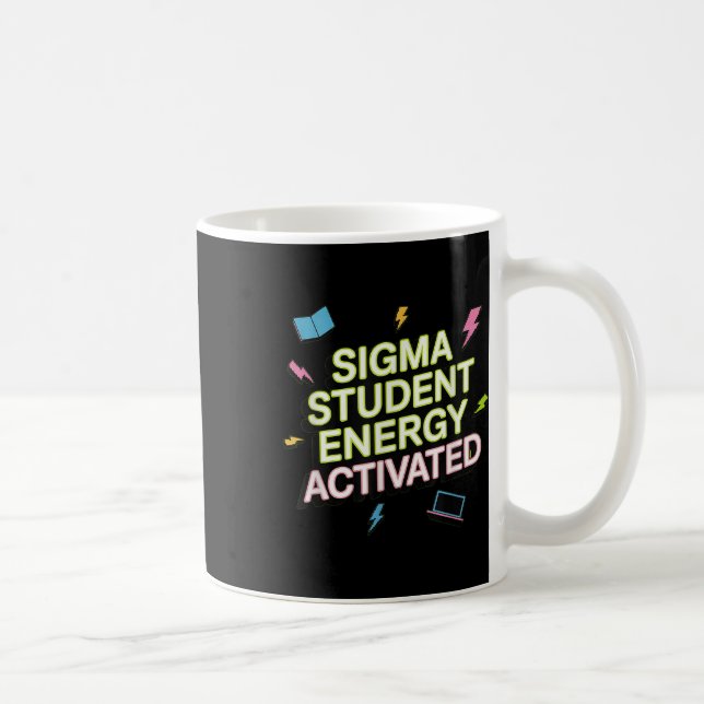Mug Sigma Student Energy Activated, Back To School, Ge (Droite)