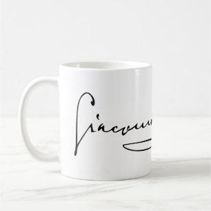 Mug Signature Giacomo Puccini