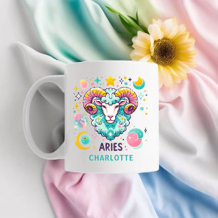 Mug Signe astrologique Bélier coloré personnalisé