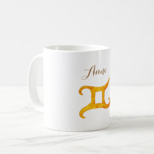 Mug SIGNE D'Astrologie Gemini D'OR