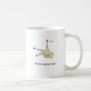 Mug Signe de bande de physique de produit croisé de