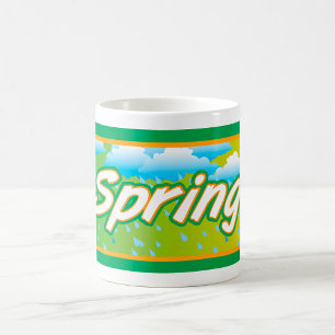 Mug Signe de bannière de printemps