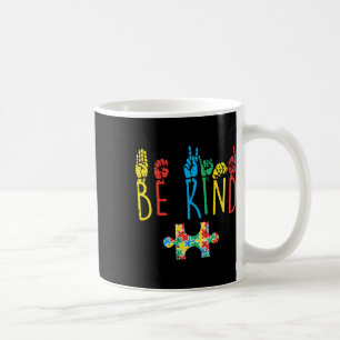 Mug Signe de la main Sois Gentil Casse-tête Langage de