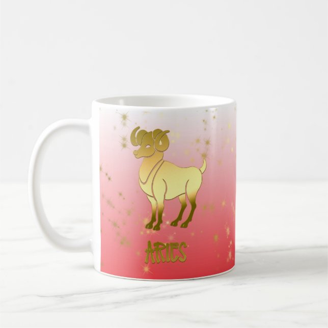 Mug Signe de zodiaque d'horoscope d'astrologie d'Ombre (Gauche)