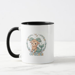 Mug Signe du zodiaque Capricorne Kawaii Mignon