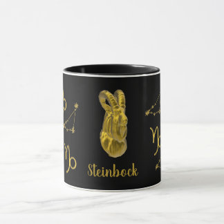 Mug Signe du zodiaque Capricorne, or -