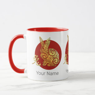 Mug Signe du zodiaque chinois du lapin Horoscope Const