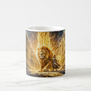 Mug Signe du zodiaque Lion Mystique dans une scène de 