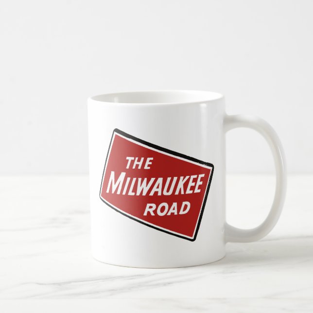 Mug Signe ferroviaire 2 de route de Milwaukee (Droite)