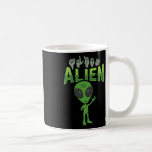 Mug Signe ILY Alien Langue des Signes Américaine Perte