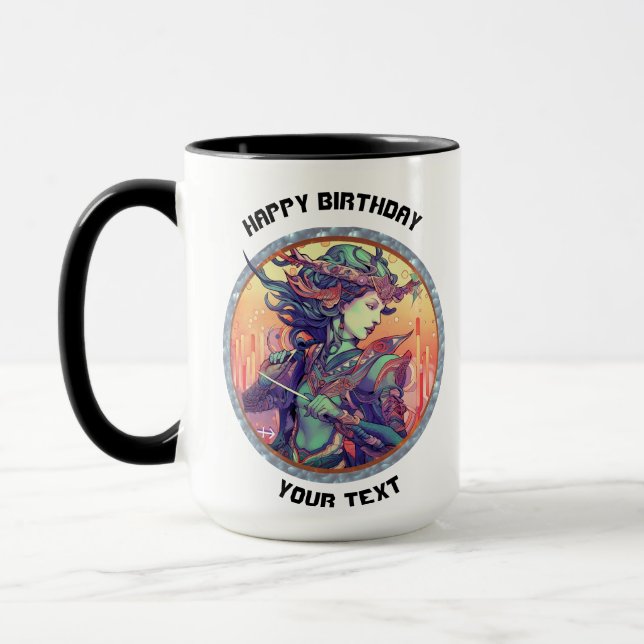 Mug SIGNE ZODIAC Sagittaire PERSONNALISÉ (Gauche)