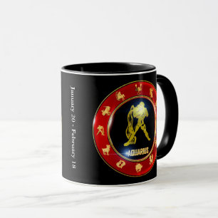 Mug Signe zodiaque Musique   Aquarius