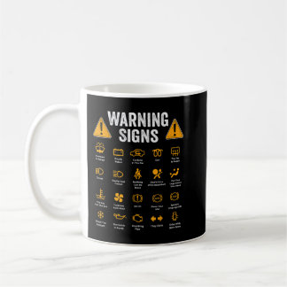 Mug Signes d'avertissement de conduite amusant 101 Aut