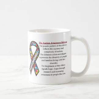 Mug Signification de ruban d'autisme