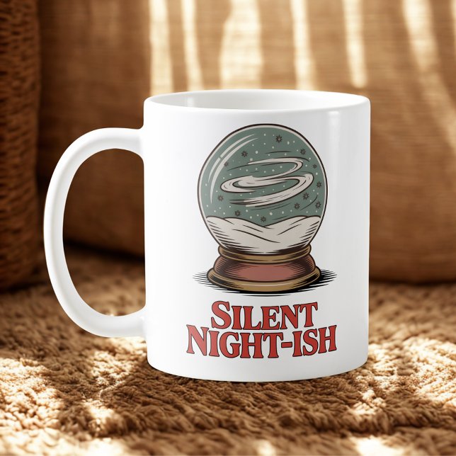 Mug Silent Night-ish | Christmas Chaos with Calm Vibes (Créateur téléchargé)