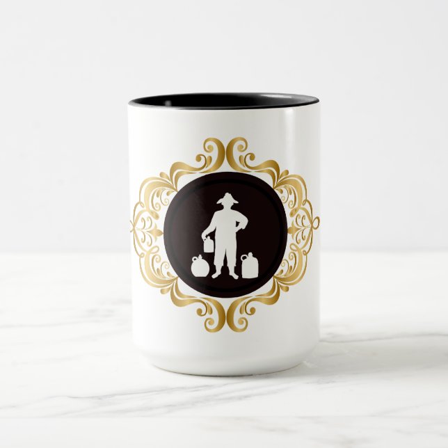 Mug Silhouette Blanc Monshine (Centre)