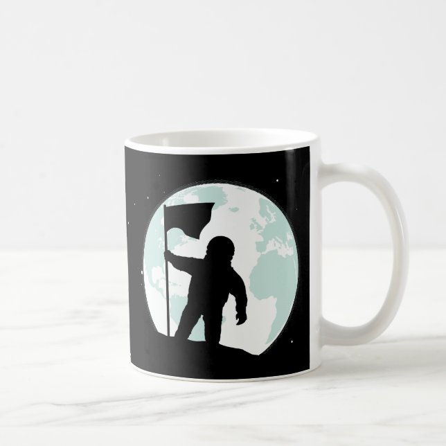 Mug Silhouette d'astronaute (Droite)