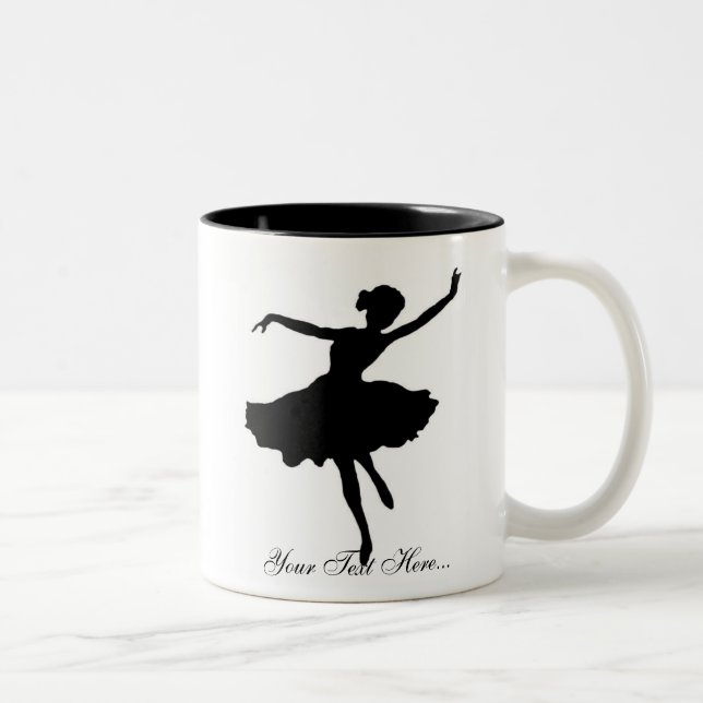 Mug "Silhouette de Ballerine" (Droit)