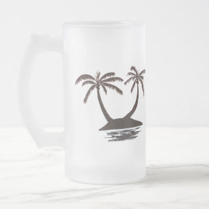 Mug - Silhouette de l'île tropicale