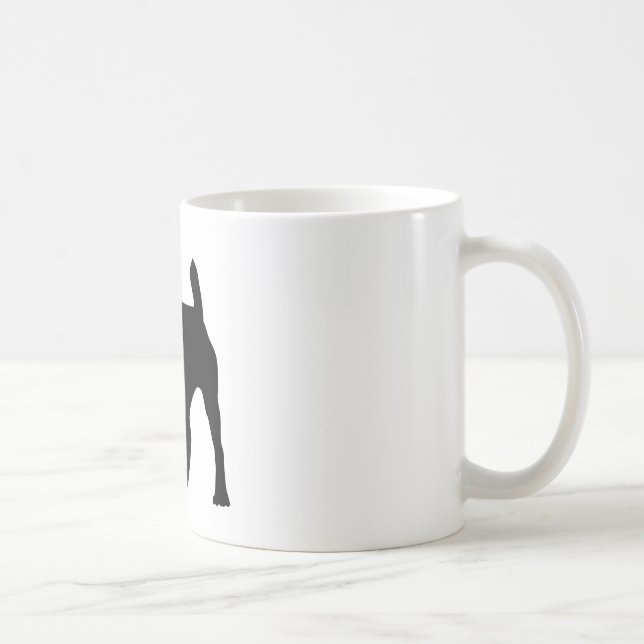 Mug Silhouette de Pitbull (Droite)